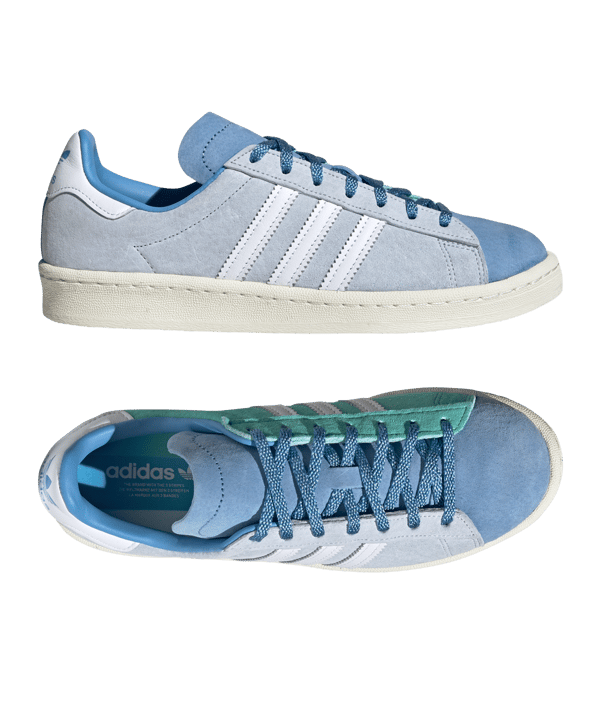 adidas Originals Campus 80s Damen Blau Weiss - blau