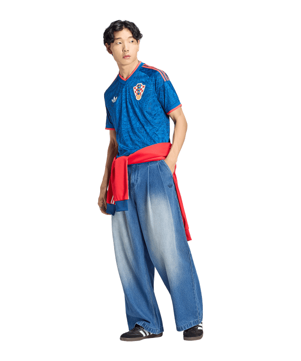 adidas Croazia Maglietta Away 2026 Blu - blu