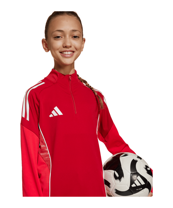 adidas Tiro 25 Competition Sweatshirt Kids Rot - rot
