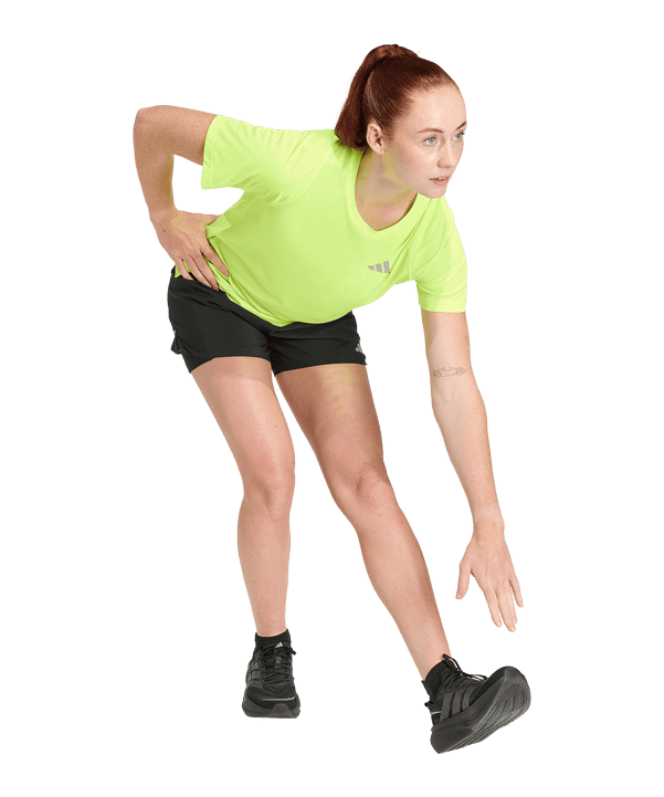 adidas Adi365 Breeze Running T-shirt Donna Giallo - giallo