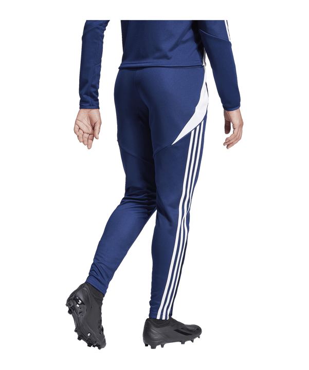 adidas Tiro 24 Trainingshose Damen Blau Weiss - blau