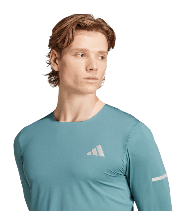 adidas Adi365 Running Climacool+ LS T-Shirt Vert - vert