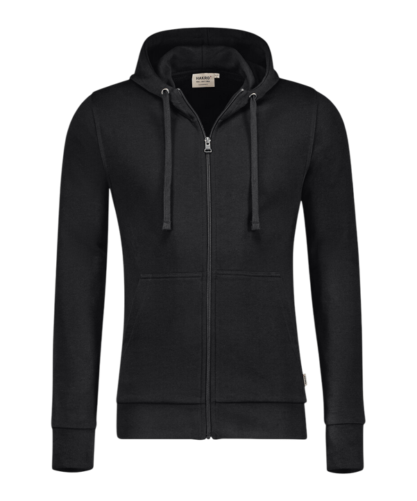 Hakro Premium Kapuzenjacke Schwarz F05 - schwarz