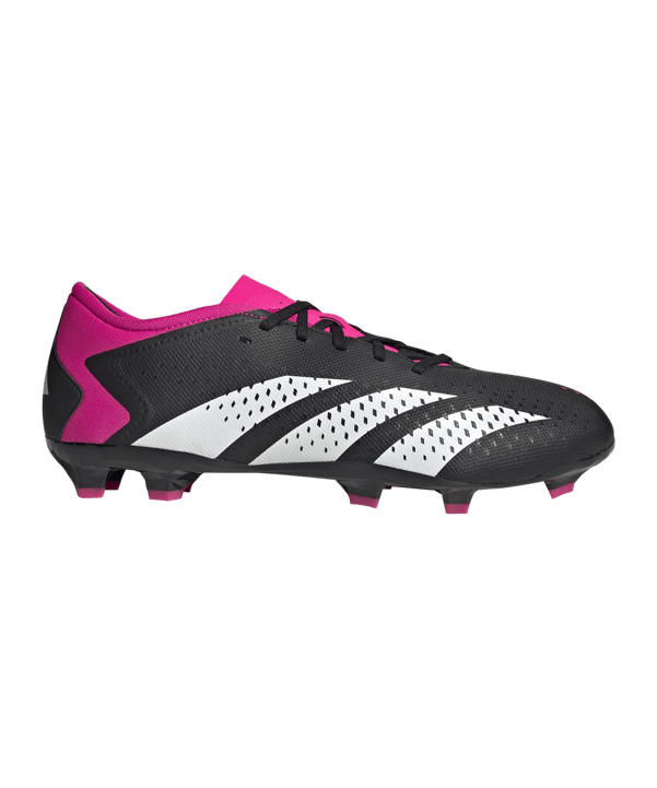 adidas Predator Accuracy.3 L FG Own Your Football Schwarz Weiss Pink - schwarz