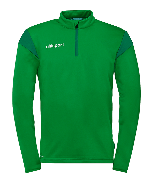 uhlsport Squad 27 1/4 Zip Top Sweatshirt Kids F90 - gruen