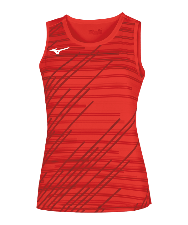 Mizuno Chiba Tanktop Damen Rot F62 - rot