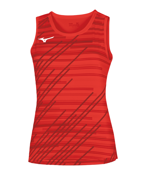 Mizuno Chiba Tanktop Damen Rot F62 - rot
