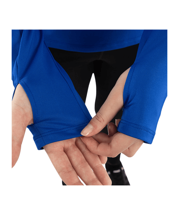 JAKO ZipTop Light Flow Sweatshirt Damen Blau F400 - blau