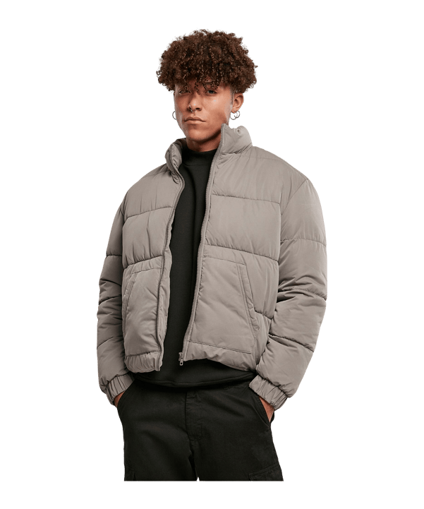 Urban Classic Cropped Down Jacke Grau - grau