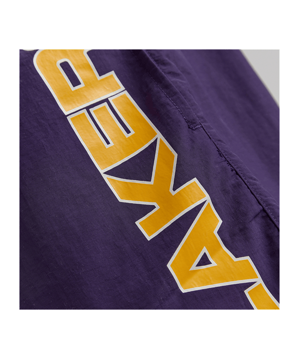 Mitchell and Ness NBA Los Angeles Lakers Team Heritage Woven Short Lila - lila