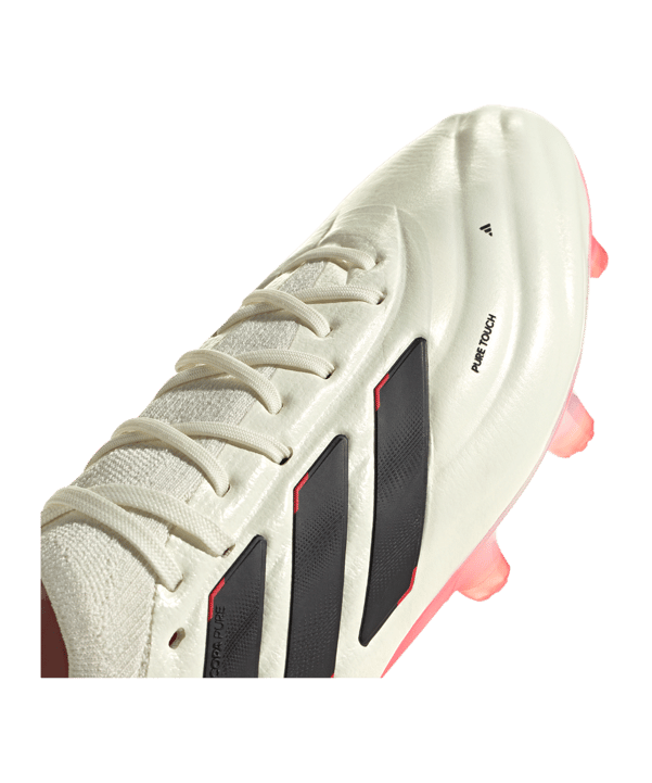 adidas COPA Pure 2 Elite KT FG Solar Energy Weiss Schwarz Rot - weiss