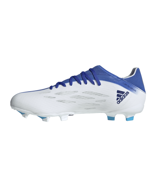 adidas X SPEEDFLOW.3 FG Diamond Edge Weiss Blau - weiss
