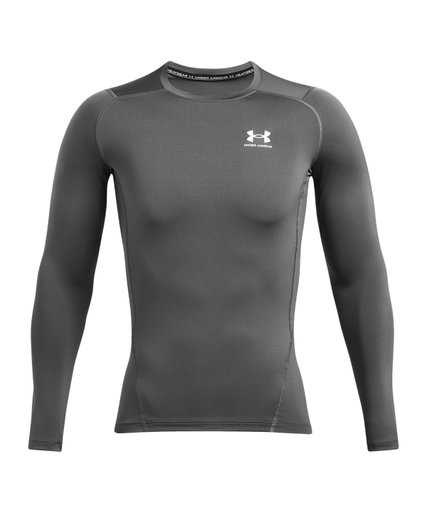 Under Armour Baselayer HG Comp Longlseeve T-Shirt Grau F025 - grau