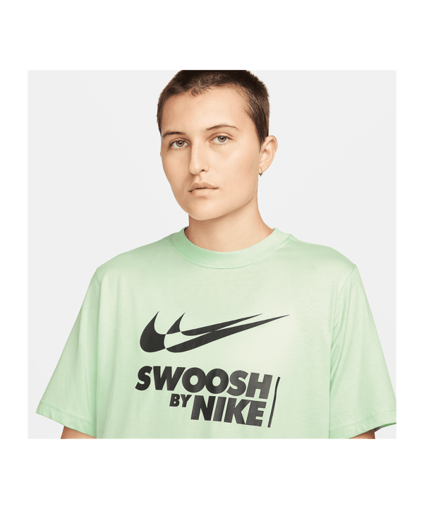 Nike BF T-Shirt GLS Damen Grün Schwarz F376 - gruen