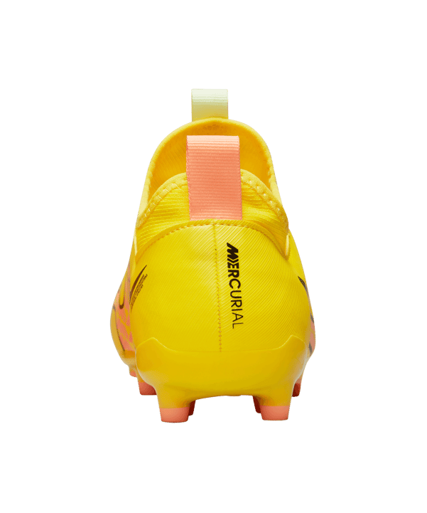 Nike Jr Air Zoom Mercurial Vapor XV Academy FG/MG Kids Lucent Gelb Rosa F780 - gelb