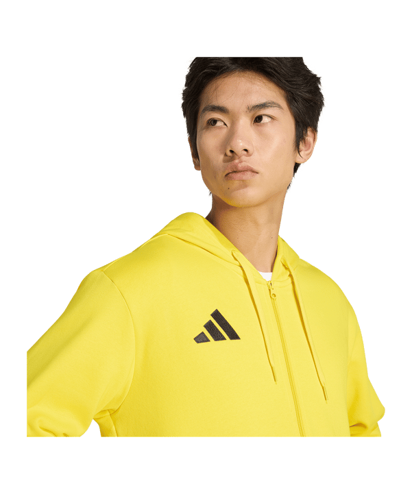 adidas Entrada 26 Kapuzenjacke Gelb - gelb