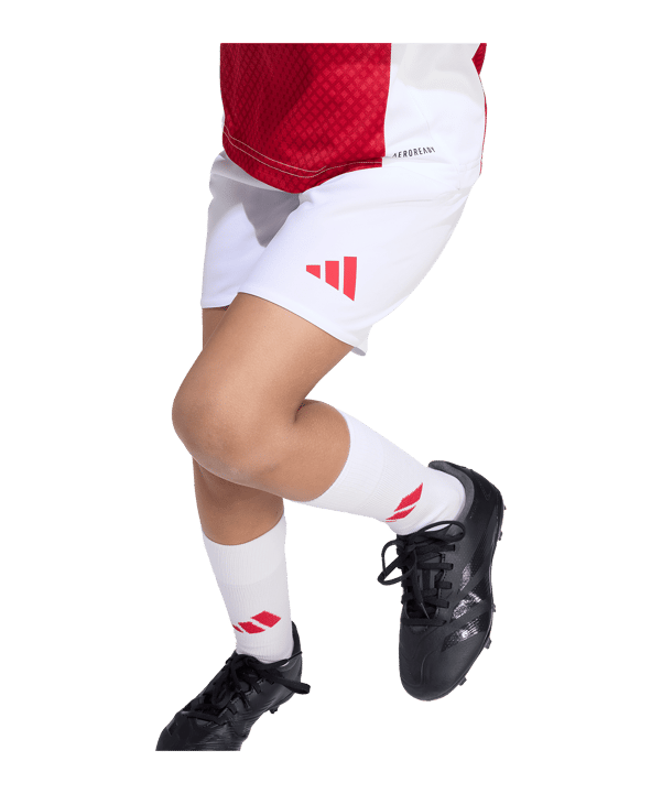 adidas Ajax Amsterdam Mini Trikot Set Home 2025/2026 Kids Weiß - weiss