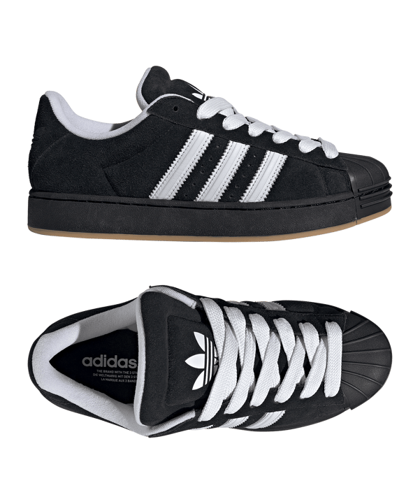 adidas Superstar St Schwarz - schwarz