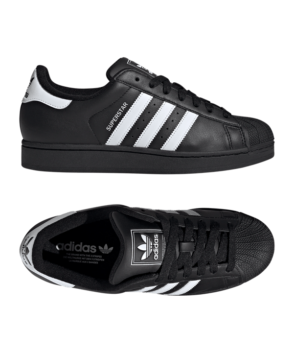 adidas Originals Superstar II Sneaker Schwarz - schwarz