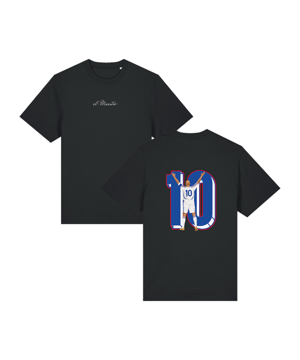 11teamsports Frankrijk "el Maestro" T-shirt Zwart - zwart