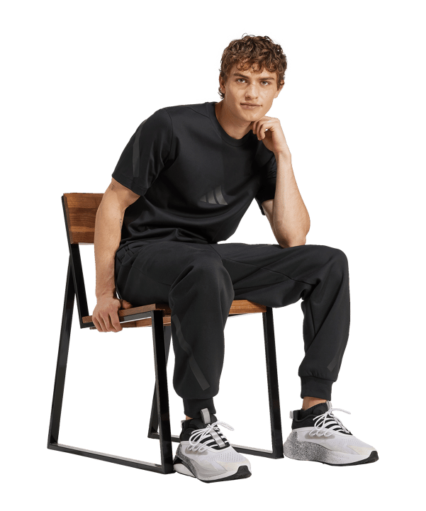adidas T-Shirt Schwarz - schwarz