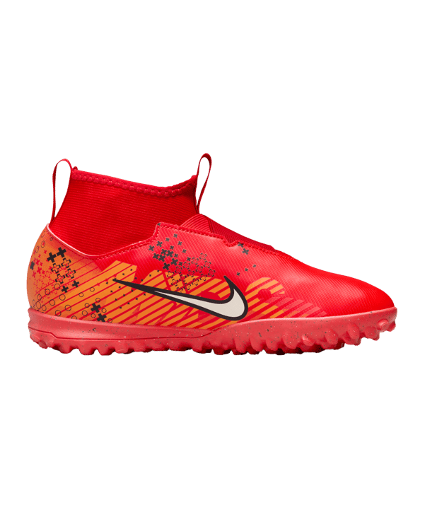Nike Air Zoom Mercurial Superfly IX Academy TF Dream Speed 7 Kids Rot Weiss Orange F600 - rot
