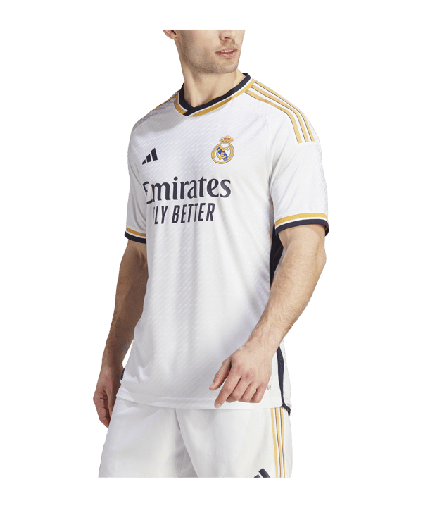 adidas Real Madrid Auth. Trikot Home 2023/2024 Weiss - weiss