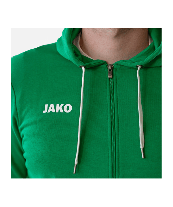 JAKO Base Kapuzenjacke Grün F06 - gruen