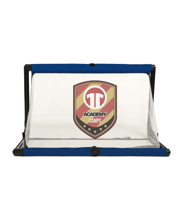 BAZOOKAGOAL PVC 150x90cm | 4 Tore inkl. Druck | white blue Mini but de football Blanc - blanc