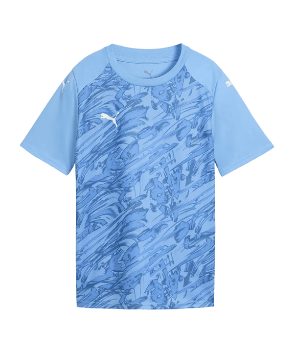 PUMA teamFINAL Graphic Maglietta Kids Blu C18 - blu
