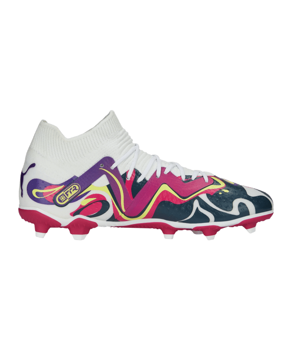 PUMA FUTURE Match FG/AG NJR Creativity Jr Kids Weiss Lila F01 - weiss