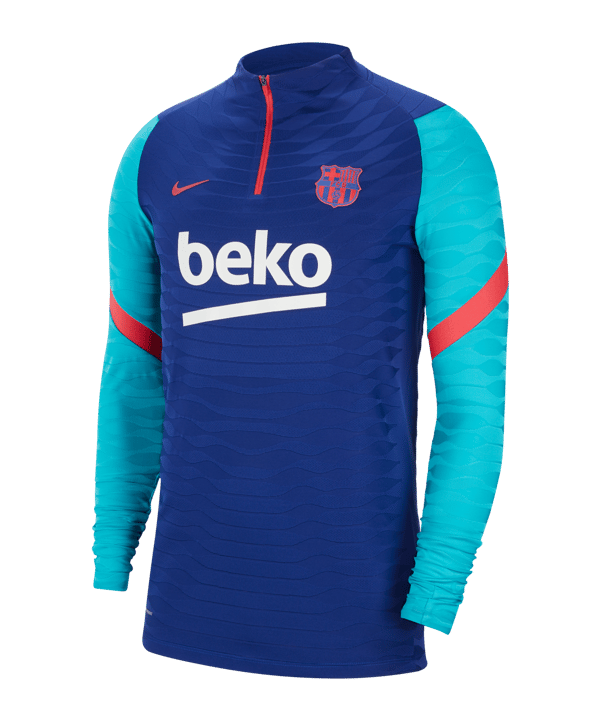 Nike FC Barcelona Vaporknit Drill Top Blue F456 | Fan-Shop | Replica