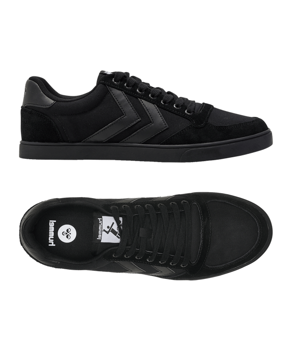 Hummel Slimmer Stadil Tonal Low Sneaker Schwarz F2001 - schwarz
