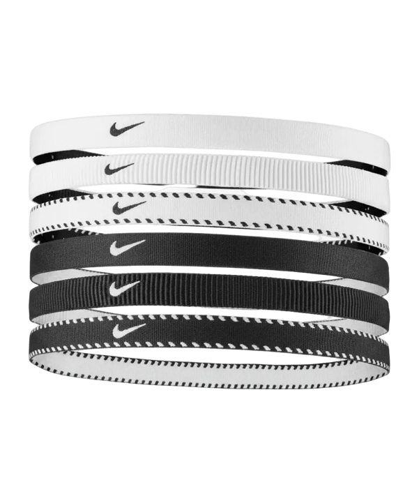 Nike Flex Classic 6PK Fascia per capelli Nero C052 - nero