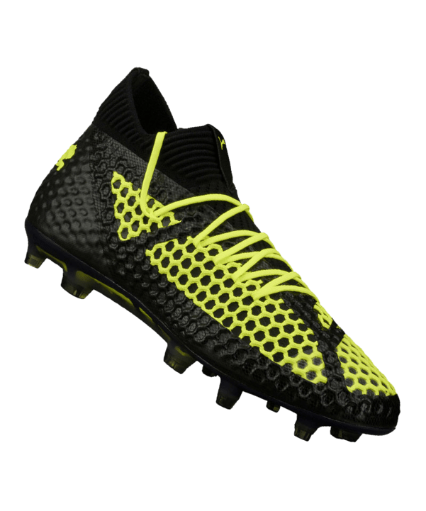 PUMA FUTURE 18.1 NETFIT LE FG/AG Schwarz Gelb F01 - schwarz