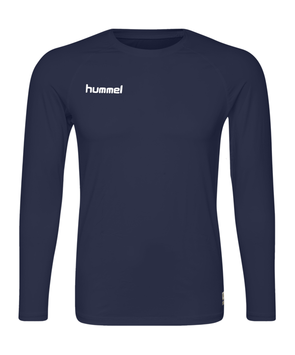 Hummel First Performance Langarmshirt Blau F7026 - blau
