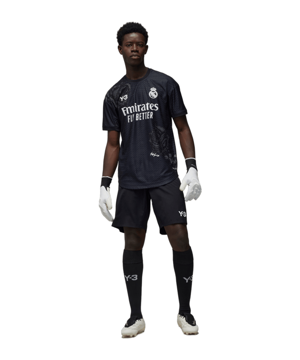adidas Real Madrid Y3 Auth. Trikot 4th 2023/2024 Schwarz - schwarz