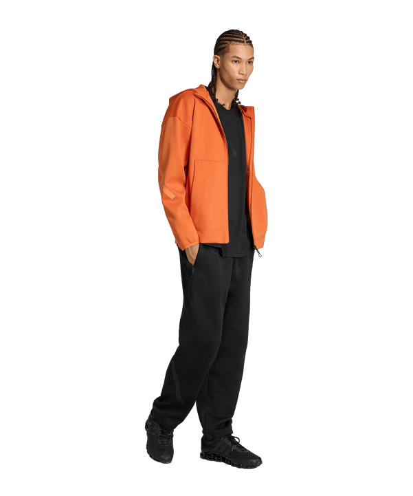 adidas Z.N.E Track Kapuzenjacke Orange - orange