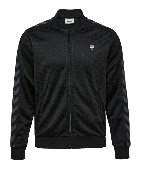 Hummel Archive Regular Poly Aop Jacke Schwarz F2129 - schwarz