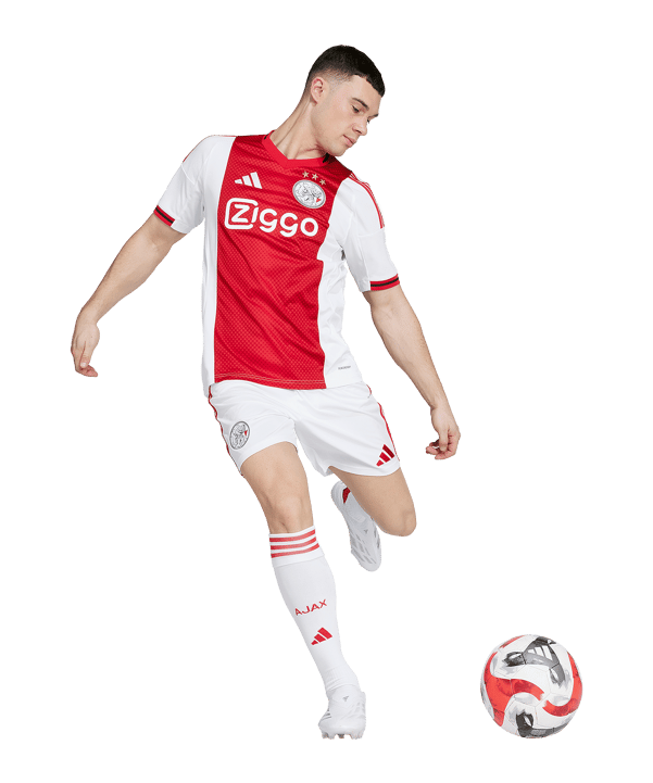 adidas Ajax Amsterdam Short Home 2025/2026 Weiß - weiss