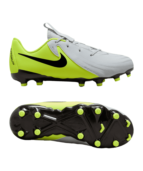Nike Jr Phantom GX II Academy FG/MG Mad Voltage Kids Silber Schwarz F003 - silber