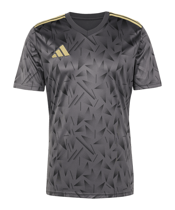 adidas Team Icon 25 Trikot Schwarz Gold - schwarz