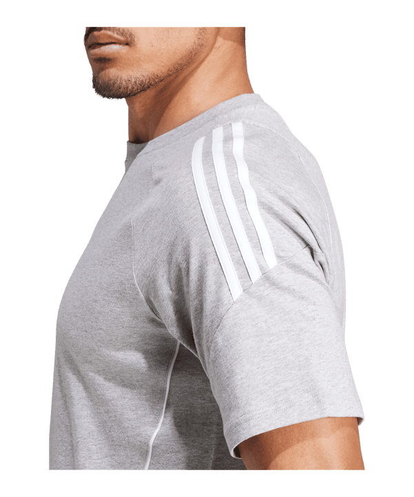 adidas Tiro 24 T-Shirt Grau Weiss - grau
