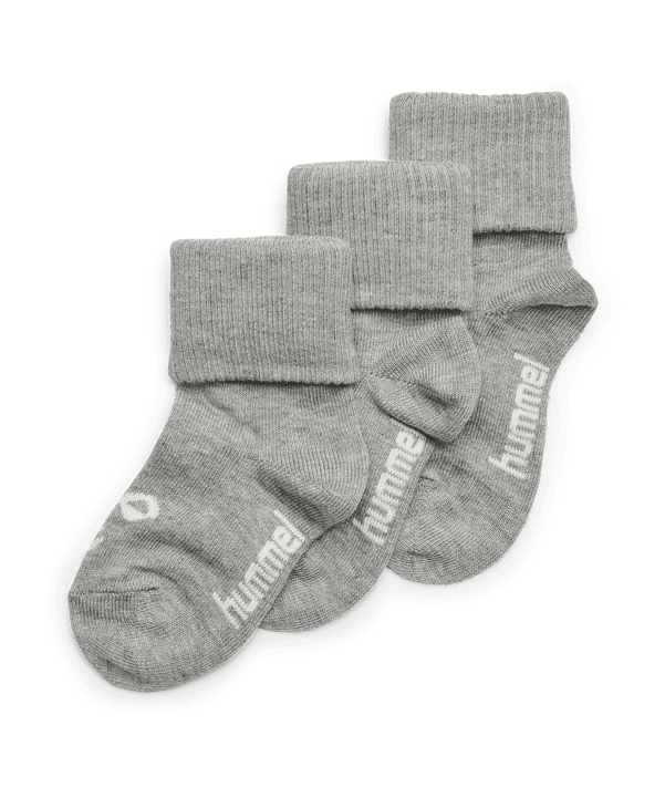 Hummel Sora 3-Pack Socken Kids Grau F2006 - grau