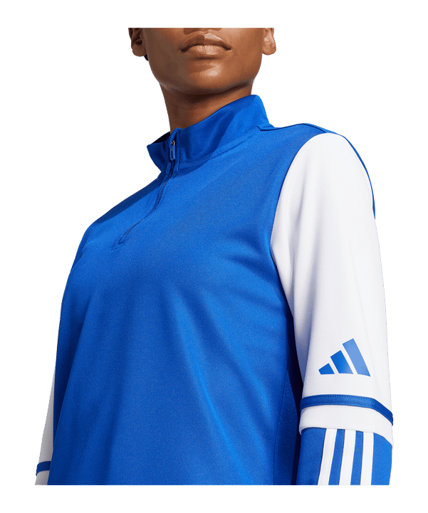 adidas Squadra 25 HalfZip Sweatshirt Damen Hellblau - blau