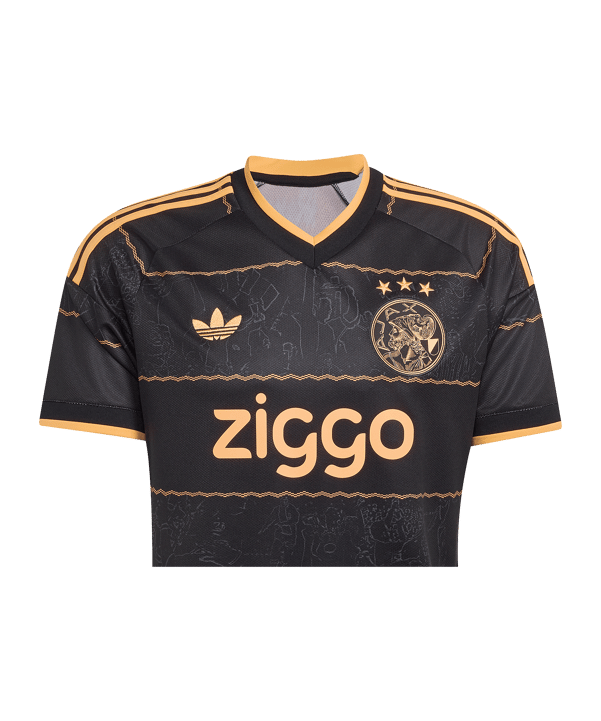 adidas Ajax Amsterdam Trikot Away 2026/2027 Kids Schwarz