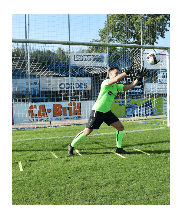 Cawila Goalkeeper Ladder & Tasche 6 Sprossen - weiss