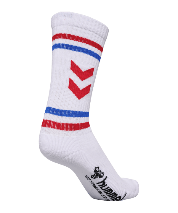Hummel hml 3er Pack Chevron High Socken Weiß F9353 - weiss