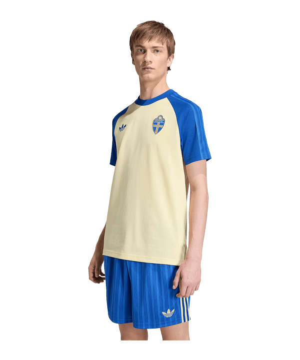 adidas SvFF Schweden Originals T-Shirt Gelb - gelb