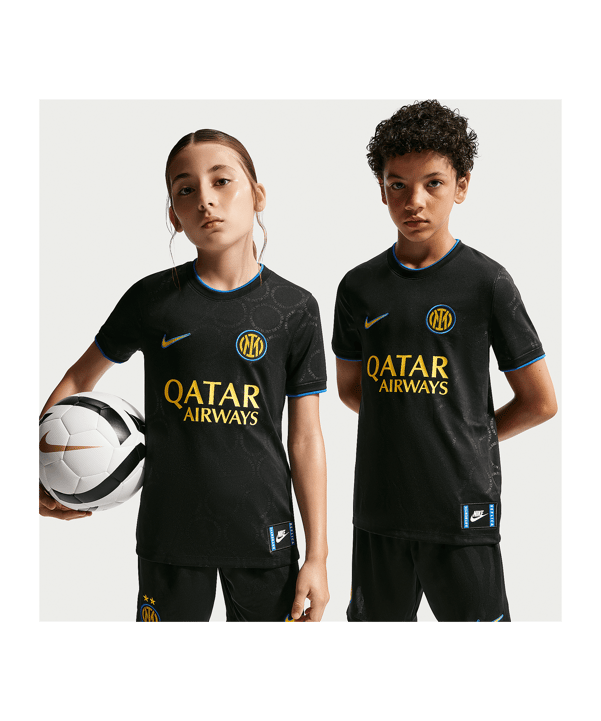 Nike FC Inter Prematch T-shirt 2026/2027 Bambini Nero C011 - nero